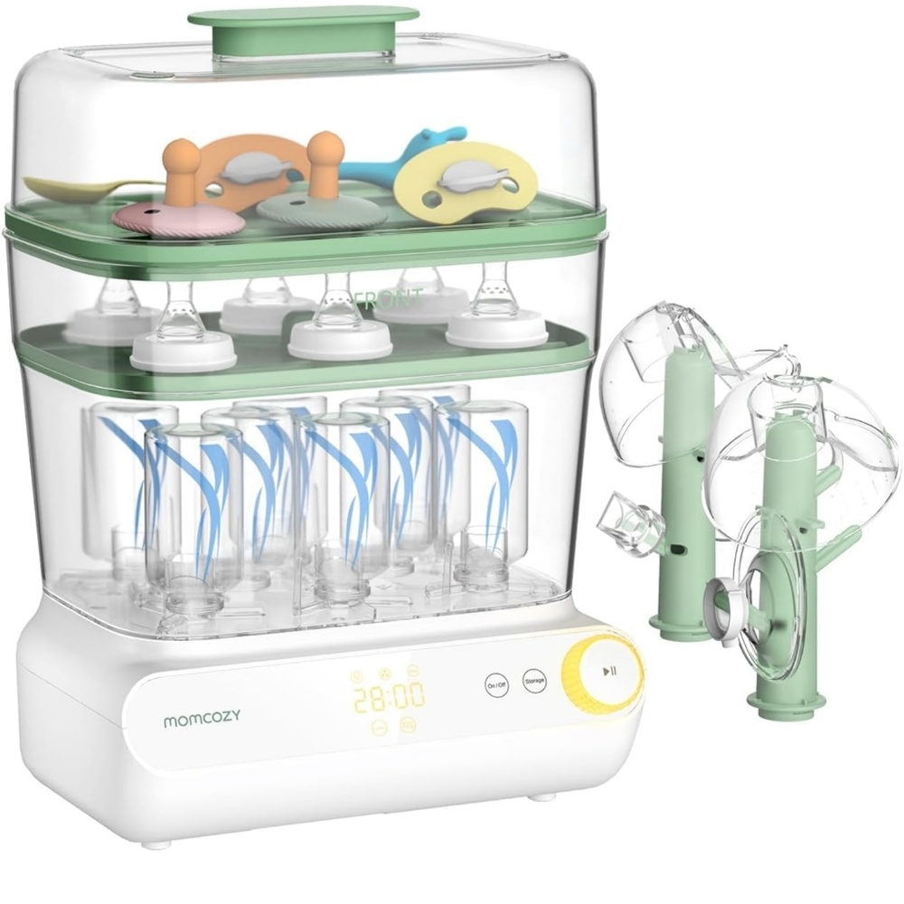 Momcozy 3 Layers Large Bottle Sterilizer and Dryer unused in original pkg